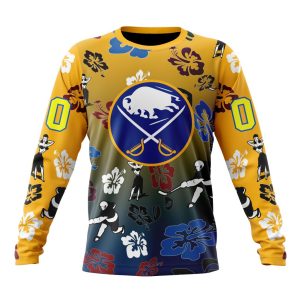 Personalized NHL Buffalo Sabres Hawaiian Style Design For Fans Unisex Sweatshirt SWS2036
