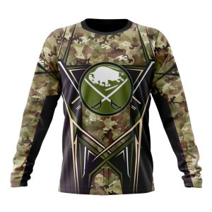 Personalized NHL Buffalo Sabres Special Camo Color Design Unisex Sweatshirt SWS2044