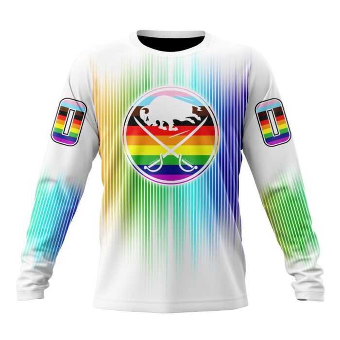 Personalized NHL Buffalo Sabres Special Design For Pride Month Unisex Sweatshirt SWS2050