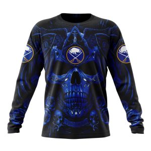 Personalized NHL Buffalo Sabres Special Design With Skull Art Unisex Sweatshirt SWS2053