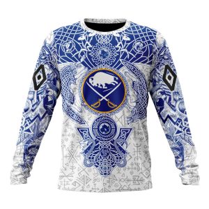 Personalized NHL Buffalo Sabres Special Norse Viking Symbols Unisex Sweatshirt SWS2056
