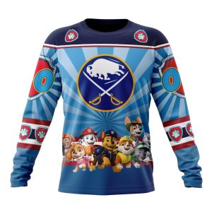 Personalized NHL Buffalo Sabres Special Paw Patrol Kits Unisex Sweatshirt SWS2057