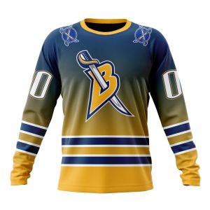 Personalized NHL Buffalo Sabres Special Retro Gradient Design Unisex Sweatshirt SWS2060