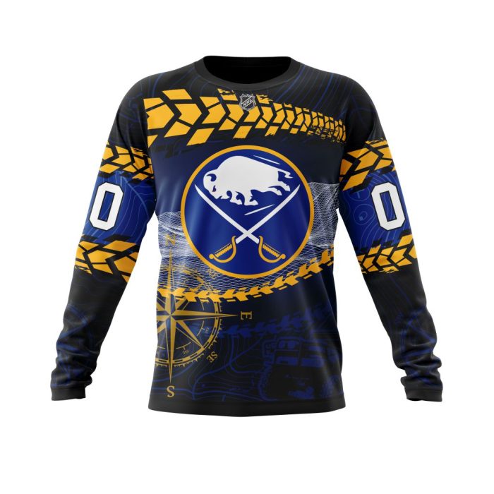 Personalized NHL Buffalo Sabres Specialized Off - Road Style Unisex Sweatshirt SWS2078