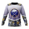 Personalized NHL Buffalo Sabres Specialized Sport Fights Again All Cancer Unisex Sweatshirt SWS2079