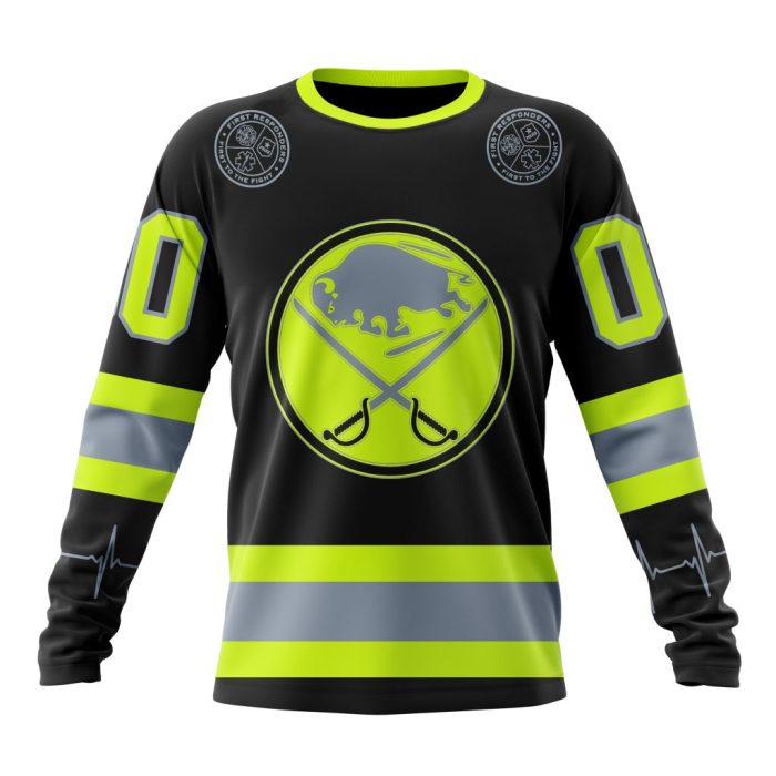 Personalized NHL Buffalo Sabres Specialized Unisex Kits With FireFighter Uniforms Color Unisex Sweatshirt SWS2080