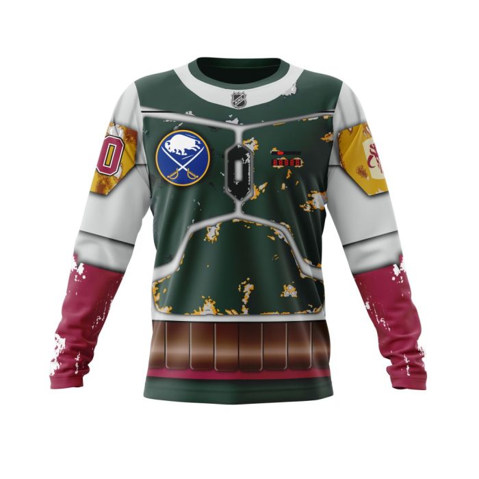 Personalized NHL Buffalo Sabres X Boba Fett's Armor Unisex Sweatshirt SWS2089