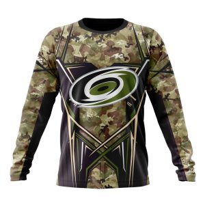 Personalized NHL Carolina Hurricanes Special Camo Color Design Unisex Sweatshirt SWS2161
