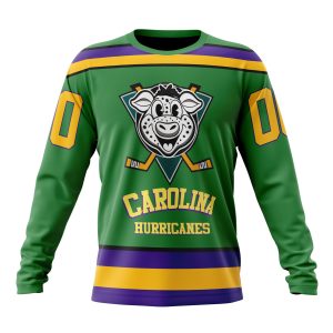 Personalized NHL Carolina Hurricanes Specialized Design X The Mighty Ducks Unisex Sweatshirt SWS2186