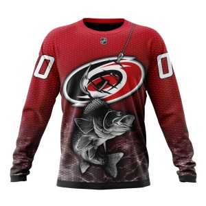 Personalized NHL Carolina Hurricanes Specialized Fishing Style Unisex Sweatshirt SWS2189
