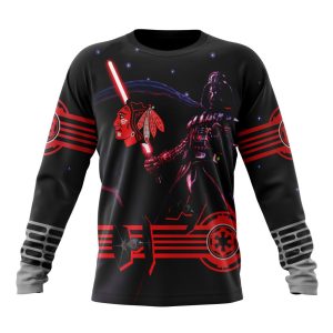 Personalized NHL Chicago BlackHawks Specialized Darth Vader Version Jersey Unisex Sweatshirt SWS2241