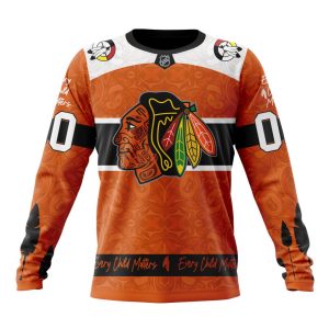 Personalized NHL Chicago BlackHawks Specialized Design Support Child Lives Matter Unisex Sweatshirt SWS2243