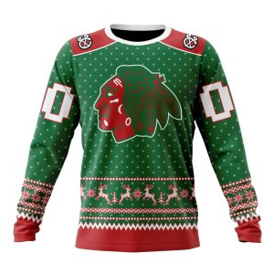 Personalized NHL Chicago Blackhawks Special Ugly Christmas Unisex Sweatshirt SWS2240