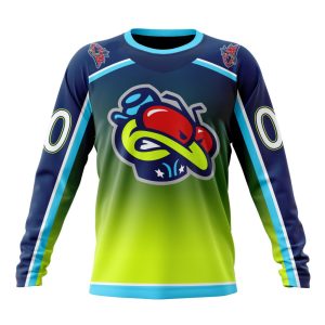 Personalized NHL Columbus Blue Jackets Special Retro Gradient Design Unisex Sweatshirt SWS2352
