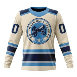 Personalized NHL Columbus Blue Jackets Special Reverse Retro Redesign Unisex Sweatshirt SWS2354