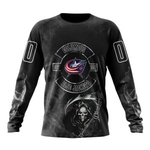 Personalized NHL Columbus Blue Jackets Specialized Kits For Rock Night Unisex Sweatshirt SWS2367
