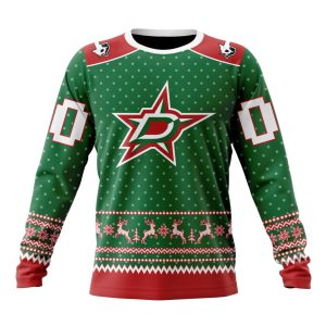 Personalized NHL Dallas Stars Special Ugly Christmas Unisex Sweatshirt SWS2415