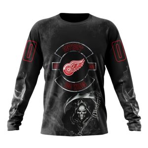 Personalized NHL Detroit Red Wings Specialized Kits For Rock Night Unisex Sweatshirt SWS2485