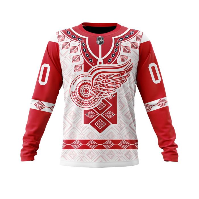 Personalized NHL Detroit Red Wings Specialized Native Concepts Unisex Sweatshirt SWS2487