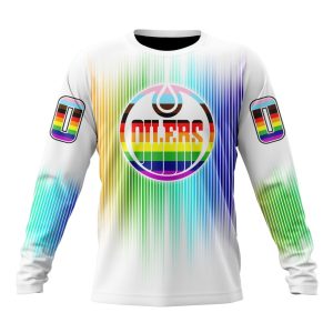 Personalized NHL Edmonton Oilers Special Design For Pride Month Unisex Sweatshirt SWS2518
