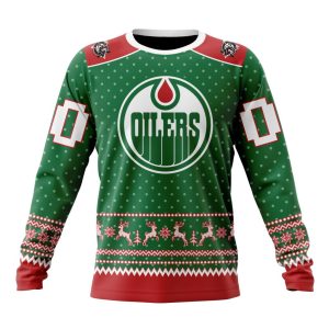 Personalized NHL Edmonton Oilers Special Ugly Christmas Unisex Sweatshirt SWS2532