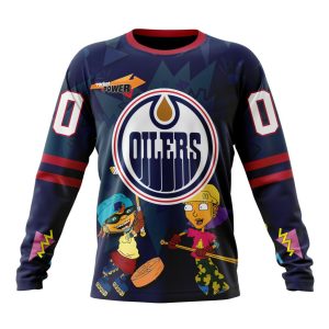 Personalized NHL Edmonton Oilers Specialized For Rocket Power Unisex Sweatshirt SWS2540