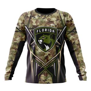 Personalized NHL Florida Panthers Special Camo Color Design Unisex Sweatshirt SWS2569