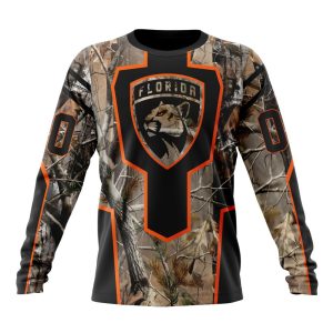 Personalized NHL Florida Panthers Special Camo Realtree Hunting Unisex Sweatshirt SWS2572