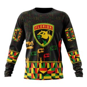 Personalized NHL Florida Panthers Special Design Celebrate Black History Month Unisex Sweatshirt SWS2573