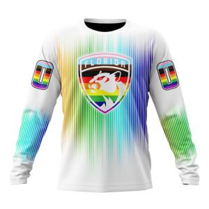 Personalized NHL Florida Panthers Special Design For Pride Month Unisex Sweatshirt SWS2575