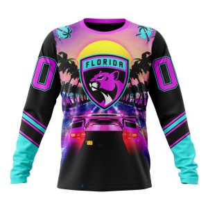 Personalized NHL Florida Panthers Special Miami Vice Design Unisex Sweatshirt SWS2579