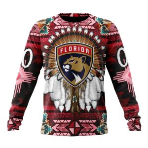 Personalized NHL Florida Panthers Special Native Costume Design Unisex Sweatshirt SWS2580