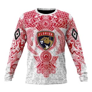 Personalized NHL Florida Panthers Special Norse Viking Symbols Unisex Sweatshirt SWS2581