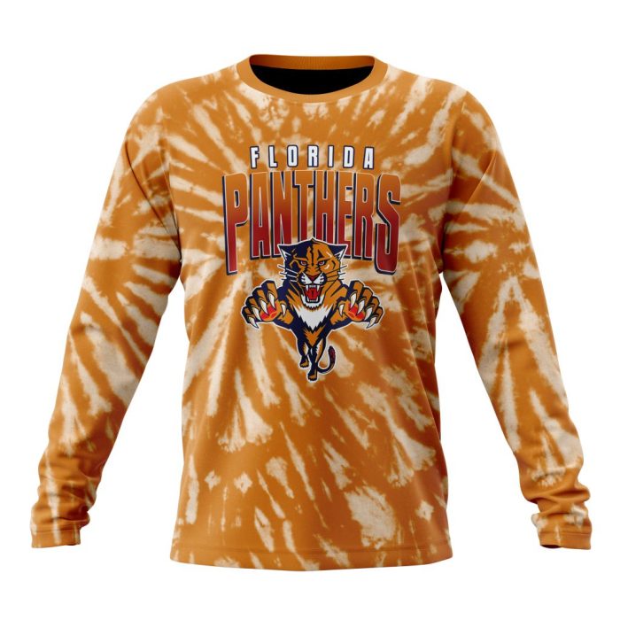 Personalized NHL Florida Panthers Special Retro Vintage Tie - Dye Unisex Sweatshirt SWS2586