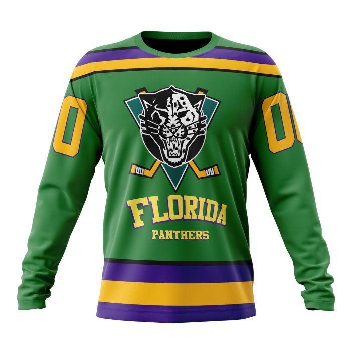 Personalized NHL Florida Panthers Specialized Design X The Mighty Ducks Unisex Sweatshirt SWS2594