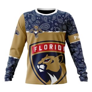 Personalized NHL Florida Panthers Specialized Hockey With Paisley Unisex Sweatshirt SWS2599
