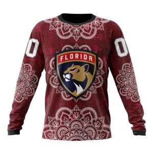 Personalized NHL Florida Panthers Specialized Mandala Style Unisex Sweatshirt SWS2601