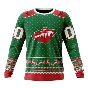 Personalized NHL Minnesota Wild Special Ugly Christmas Unisex Sweatshirt SWS2706