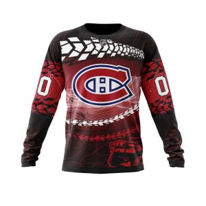 Personalized NHL Montreal Canadiens Specialized Off - Road Style Unisex Sweatshirt SWS2778