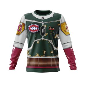 Personalized NHL Montreal Canadiens X Boba Fett's Armor Unisex Sweatshirt SWS2789