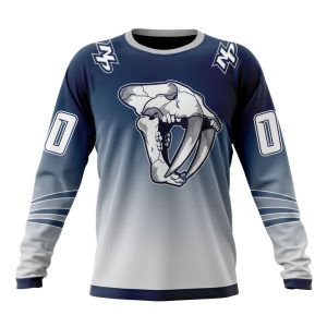 Personalized NHL Nashville Predators Special Retro Gradient Design Unisex Sweatshirt SWS2818