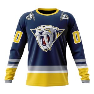 Personalized NHL Nashville Predators Special Reverse Retro Redesign Unisex Sweatshirt SWS2820