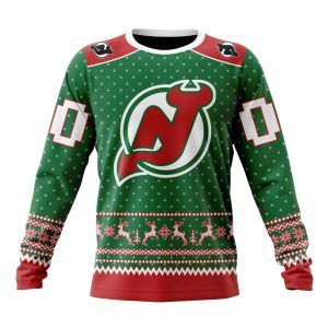 Personalized NHL New Jersey Devils Special Ugly Christmas Unisex Sweatshirt SWS2881