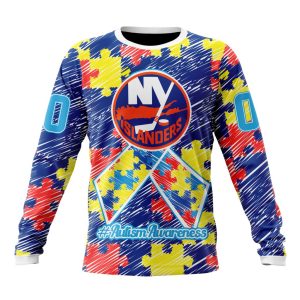 Personalized NHL New York Islanders Special Autism Awareness Month Unisex Sweatshirt SWS2916