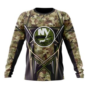 Personalized NHL New York Islanders Special Camo Color Design Unisex Sweatshirt SWS2918