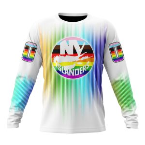 Personalized NHL New York Islanders Special Design For Pride Month Unisex Sweatshirt SWS2924