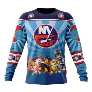 Personalized NHL New York Islanders Special Paw Patrol Kits Unisex Sweatshirt SWS2931
