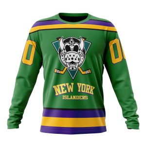 Personalized NHL New York Islanders Specialized Design X The Mighty Ducks Unisex Sweatshirt SWS2943