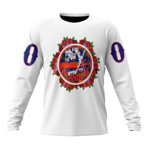 Personalized NHL New York Islanders Specialized Dia De Muertos Unisex Sweatshirt SWS2944