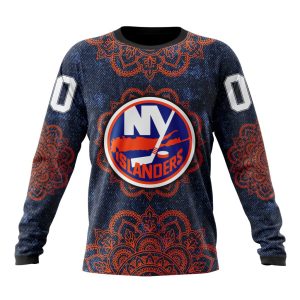 Personalized NHL New York Islanders Specialized Mandala Style Unisex Sweatshirt SWS2950
